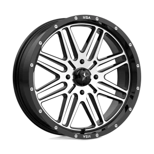 MSA Offroad Wheels – M38 BRUTE – Black – 20″x7″ 10mm – Summer Wheels – M38-020737